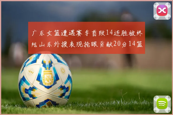 广东女篮遭遇赛季首败14连胜被终结山东外援表现抢眼贡献20分14篮板5助攻